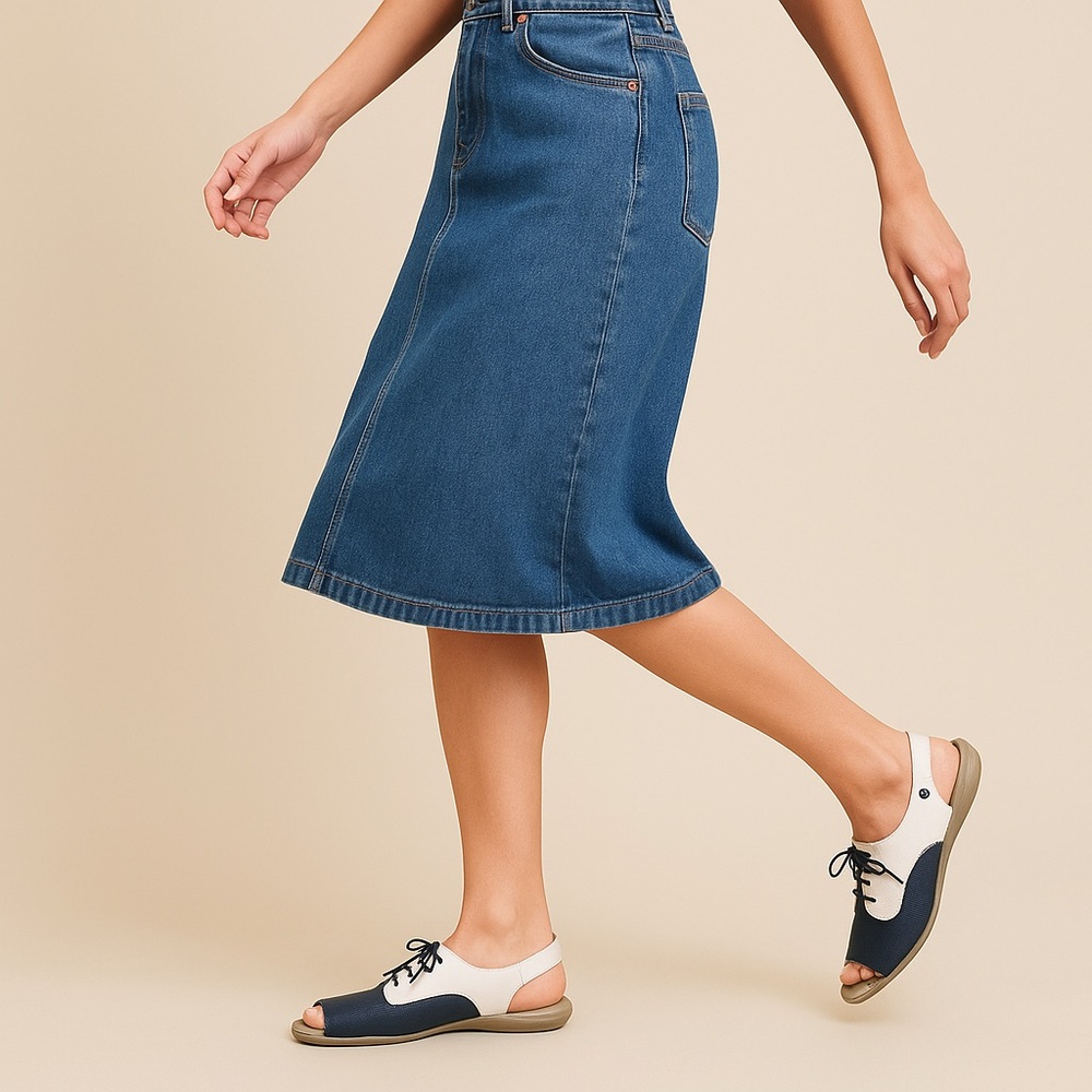 Cloud CLEONE Leather Slingback Sandals Navy/White – EU 39 - 8.5 US - Picture 10 of 10